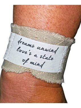 Stevie Nicks Music Lyrics Bracelet Cuff Dreams Unwind Love's A State Of Mind
